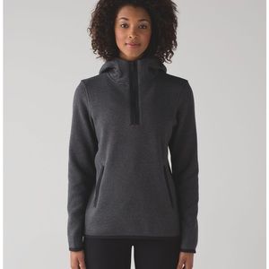 Lululemon It’s Fleecing Cold Pullover - Size 6 - Grey/Black